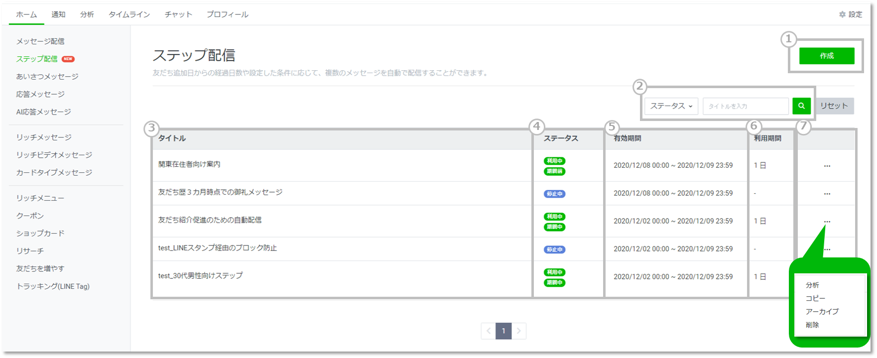 Line公式アカウント Line Official Account Manager ステップ配信マニュアル Line For Business