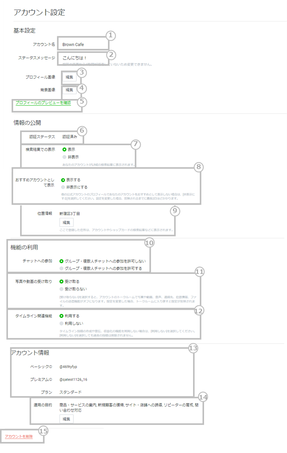 Line公式アカウント Line Official Account Manager アカウント設定マニュアル Line For Business